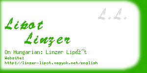 lipot linzer business card